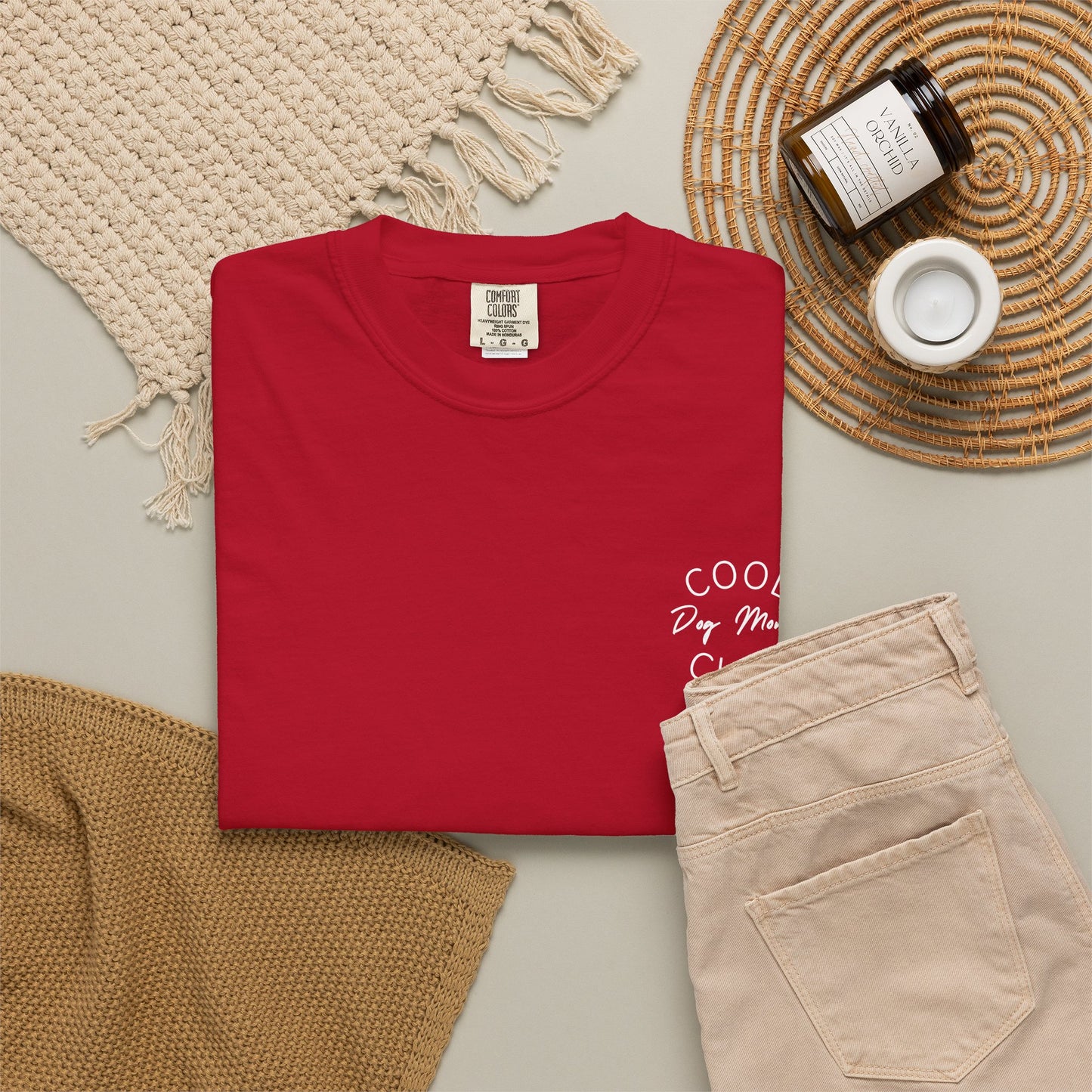 Cool Dog Moms Club T-Shirt — White Print