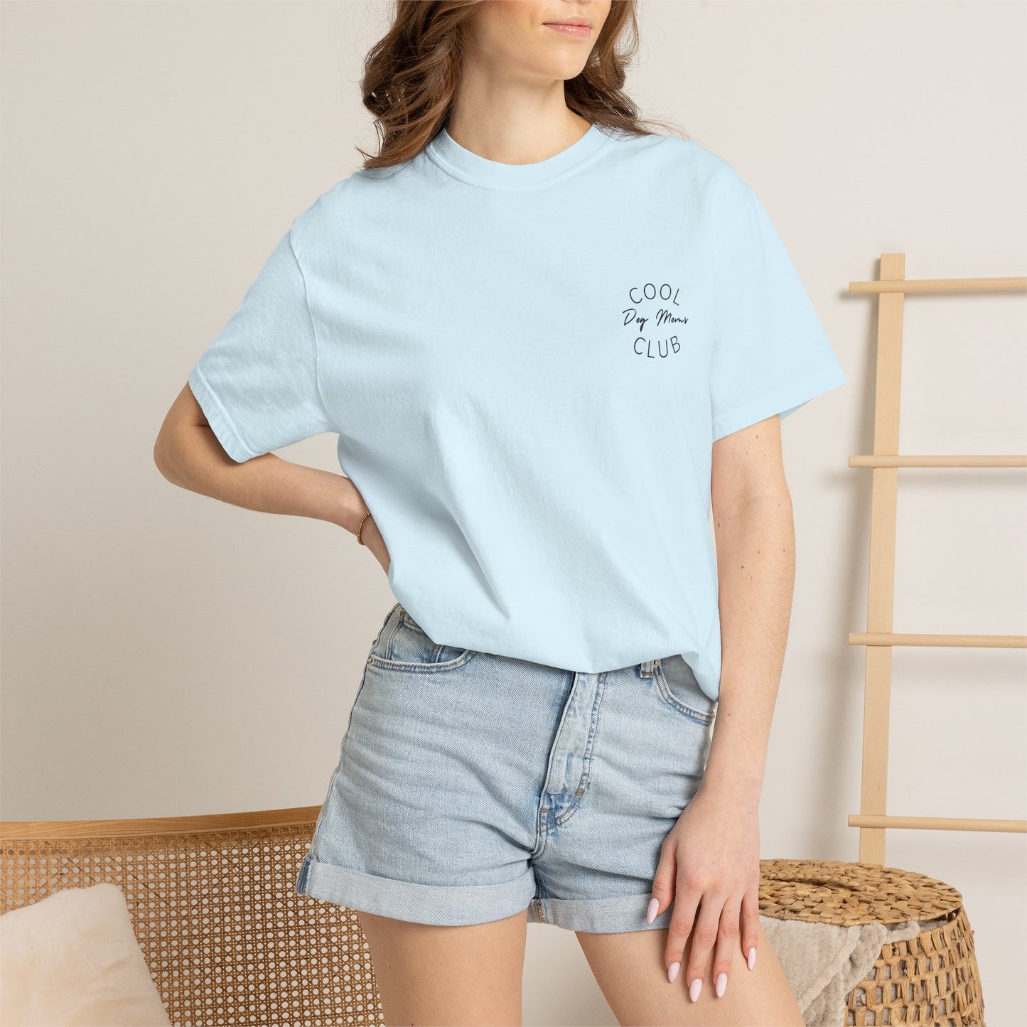 Cool Dog Moms Club T-Shirt- Black Print