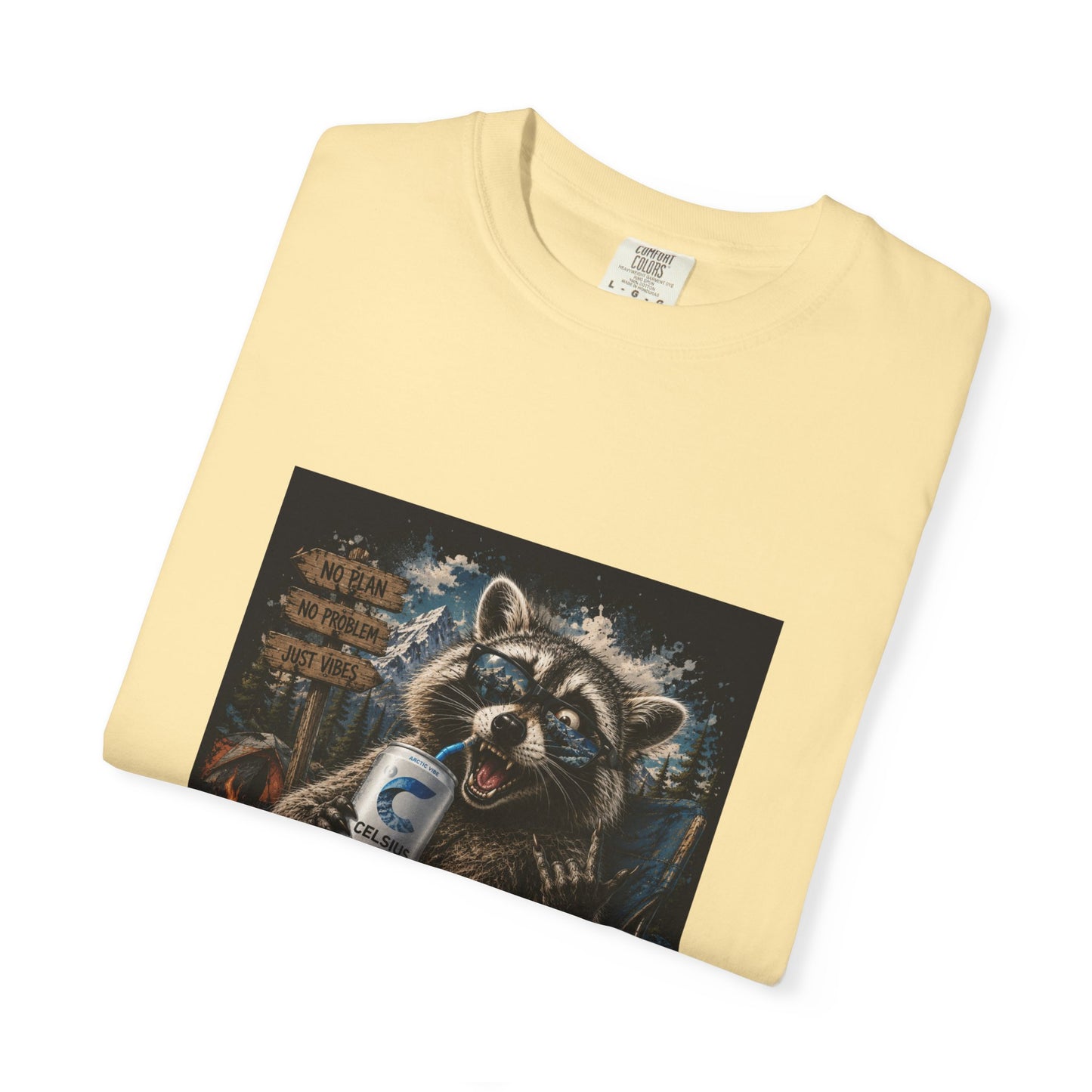 Raccoon Mischief Graphic T-Shirt — Arctic Vibe Celsius