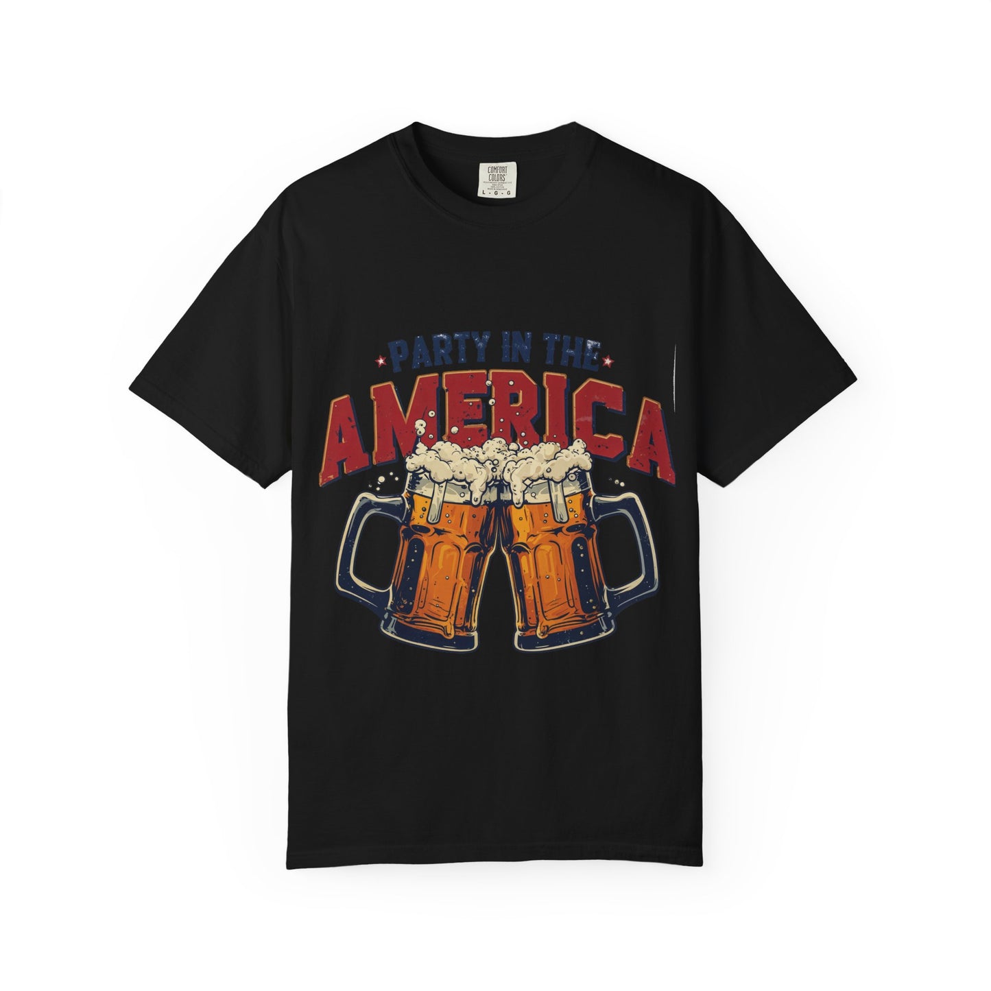 Party in the America T-Shirt – Patriotic Beer Graphic Tee