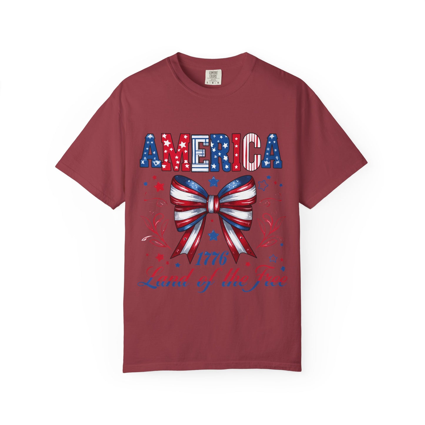 America 1776 'Land of the Free' Patriotic T-Shirt