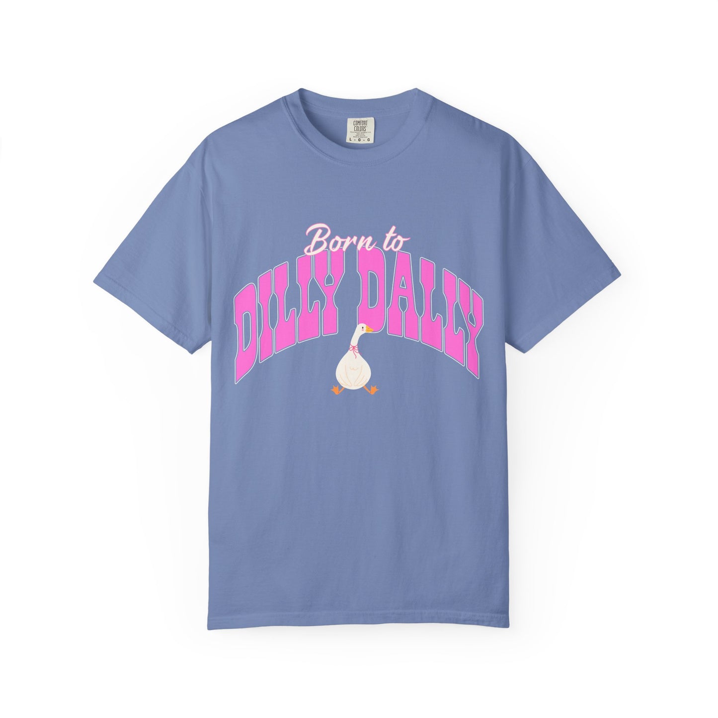 Dilly Dally Pink Arch Graphic Tee