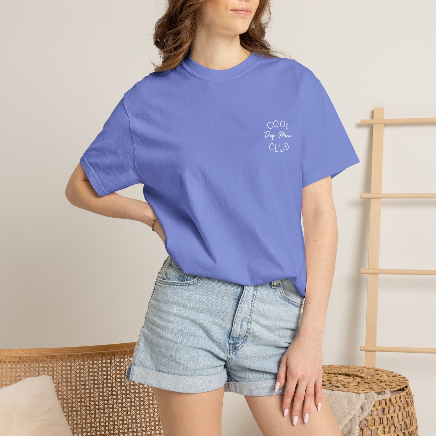 Cool Dog Moms Club T-Shirt — White Print