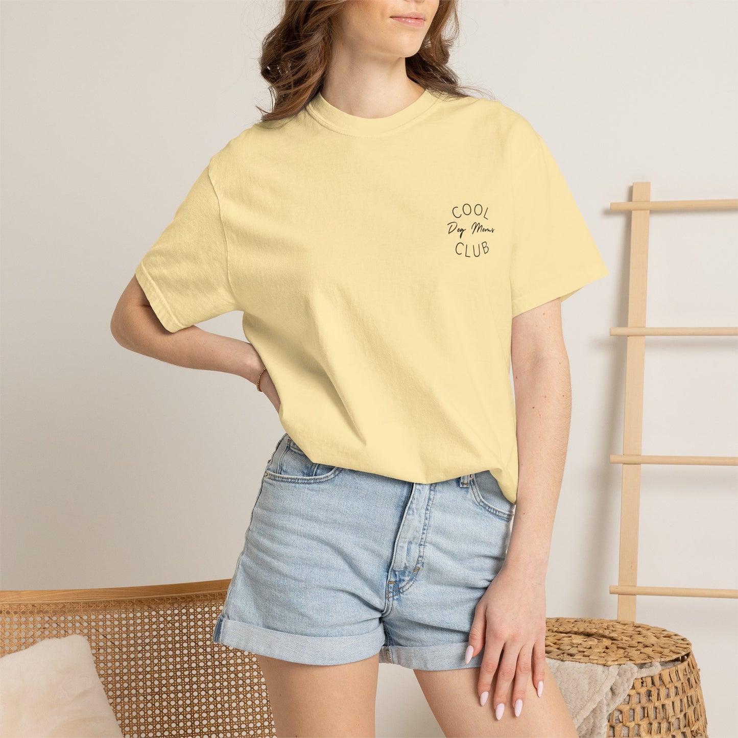 Cool Dog Moms Club T-Shirt- Black Print