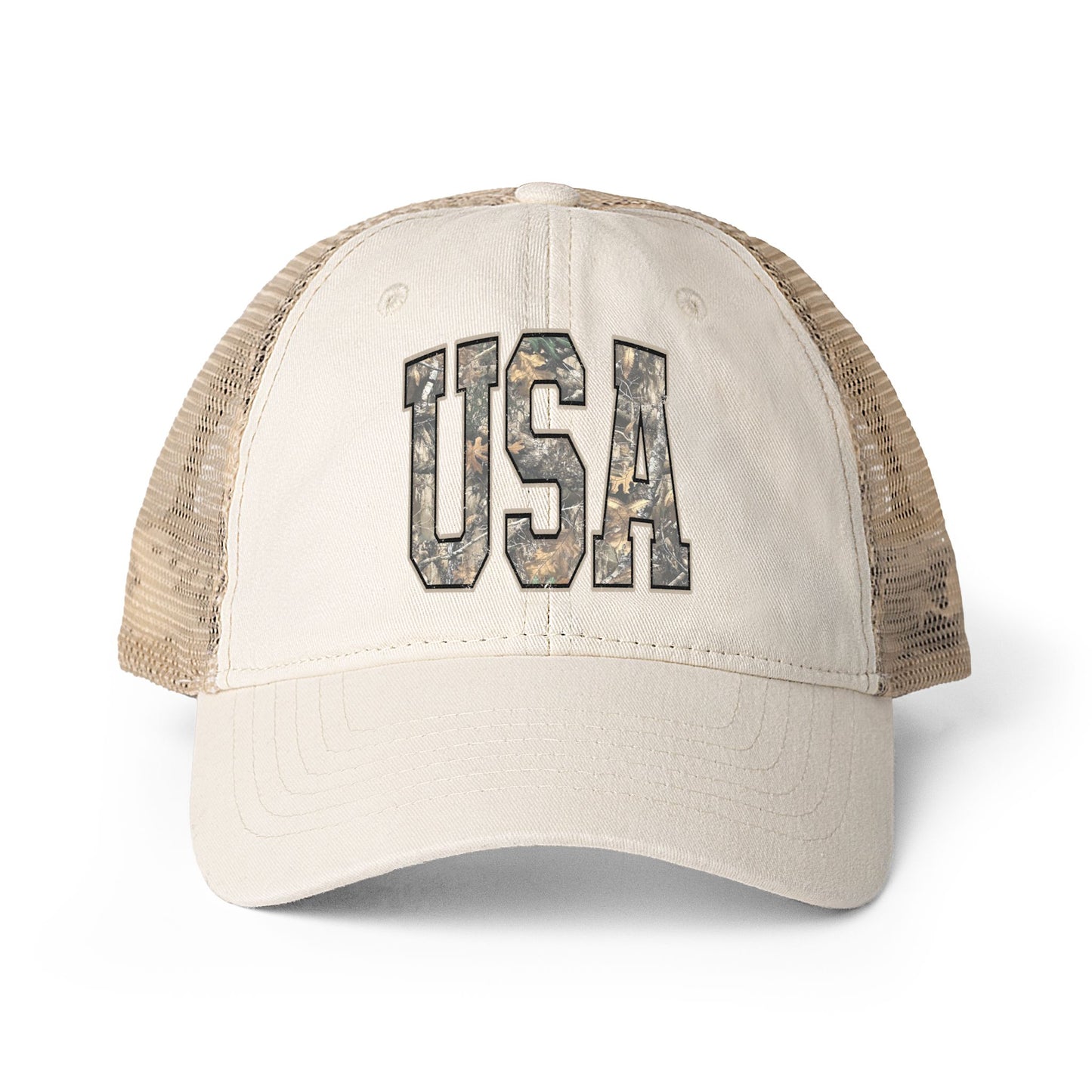Women's Washed Mesh-Back Cap