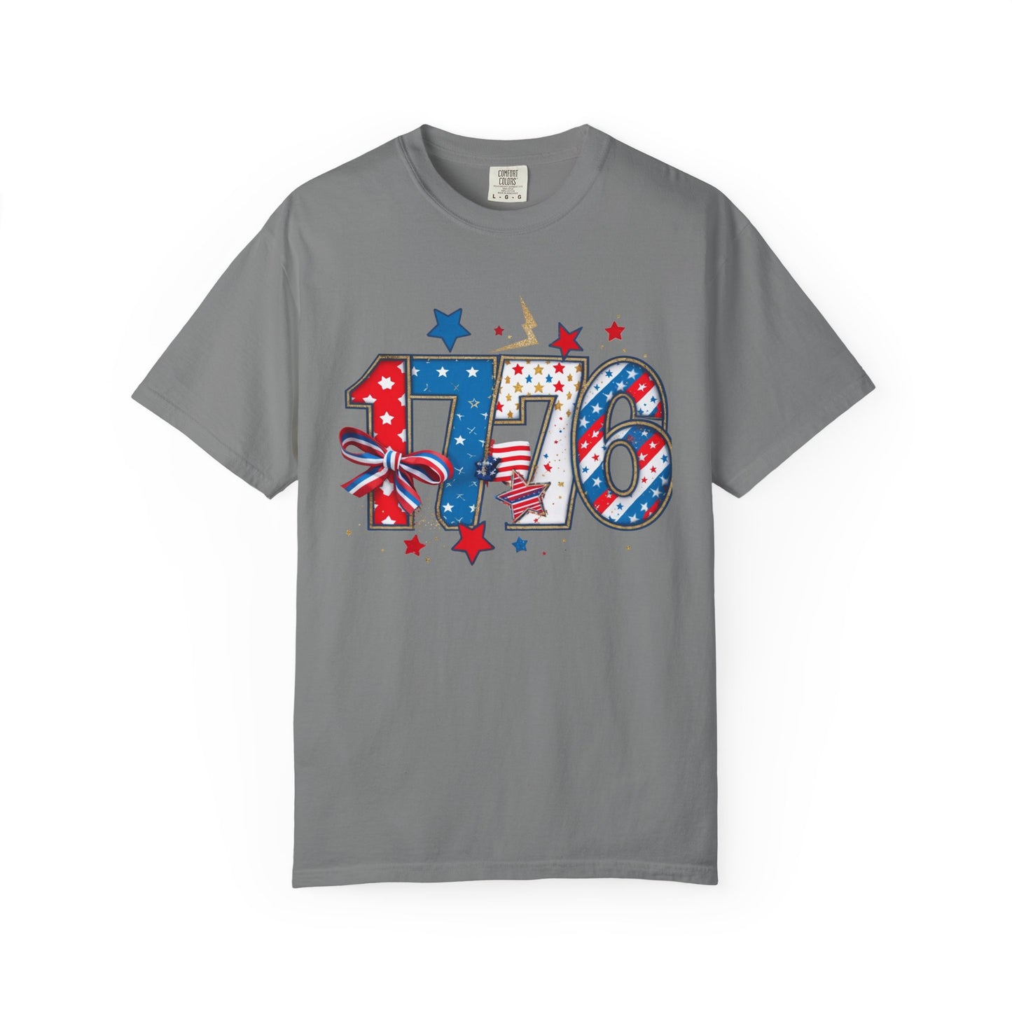 1776 Patriotic T-Shirt — American Flag Stars & Stripes Independence Day Tee
