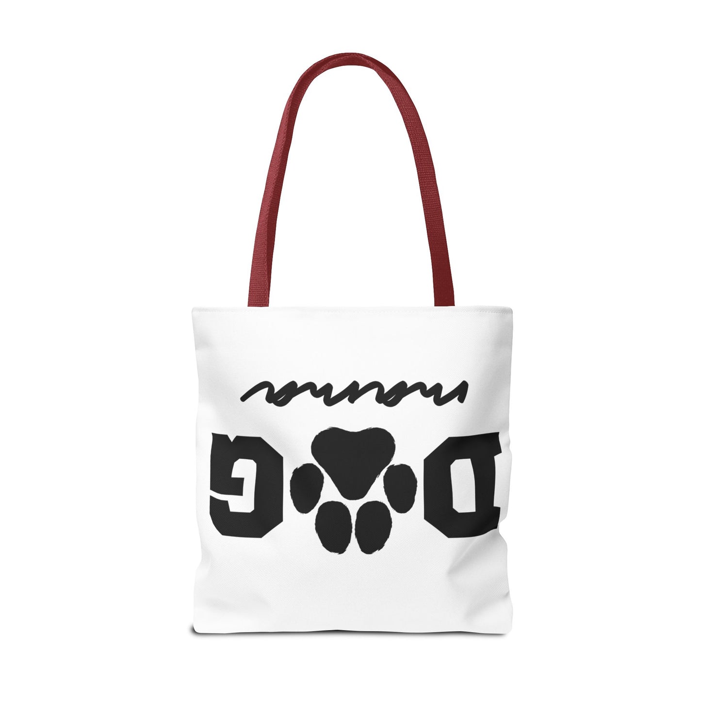 Dog Mama Tote Bag — Paw Print Canvas Tote for Pet Moms