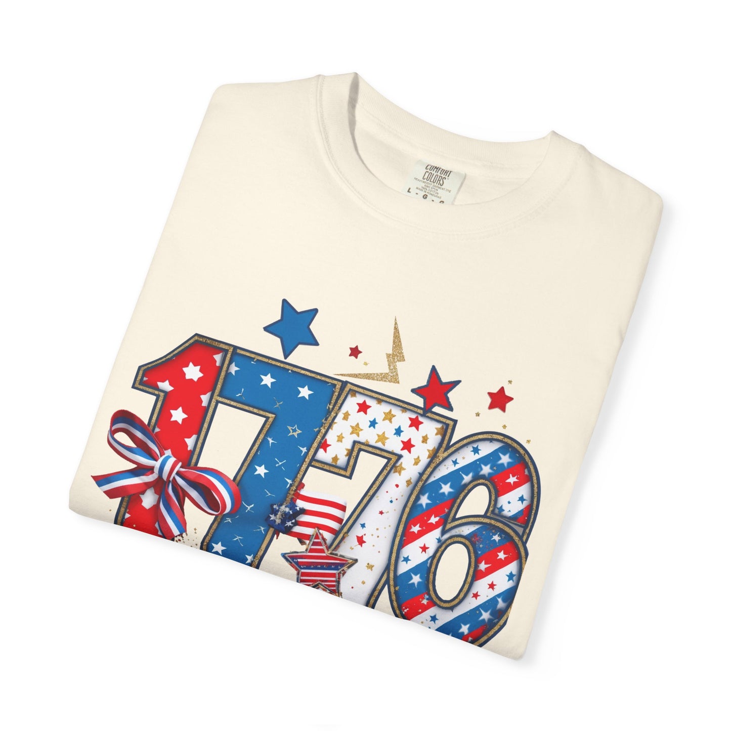 1776 Patriotic T-Shirt — American Flag Stars & Stripes Independence Day Tee