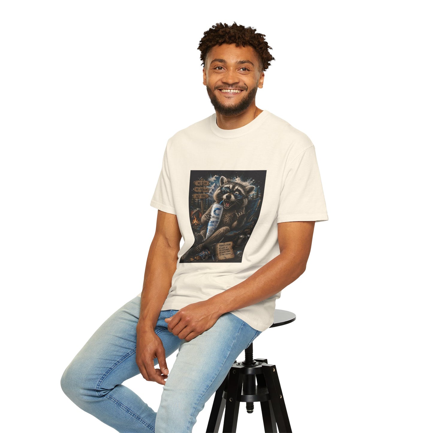 Raccoon Mischief Graphic T-Shirt — Arctic Vibe Celsius