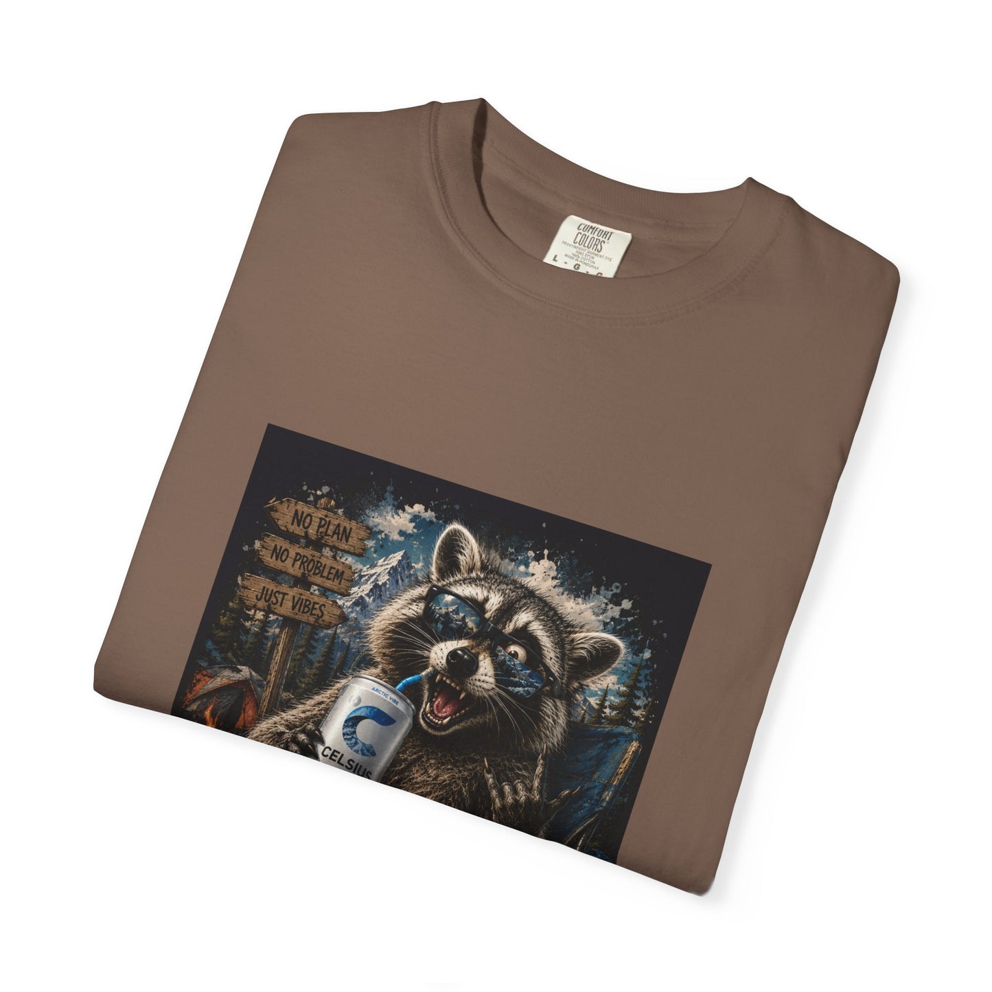 Raccoon Mischief Graphic T-Shirt — Arctic Vibe Celsius