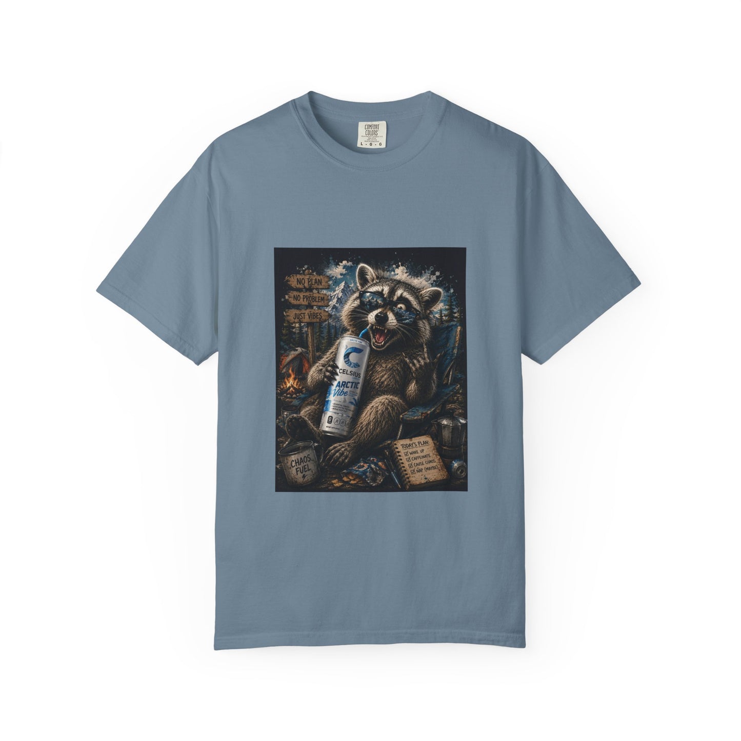 Raccoon Mischief Graphic T-Shirt — Arctic Vibe Celsius