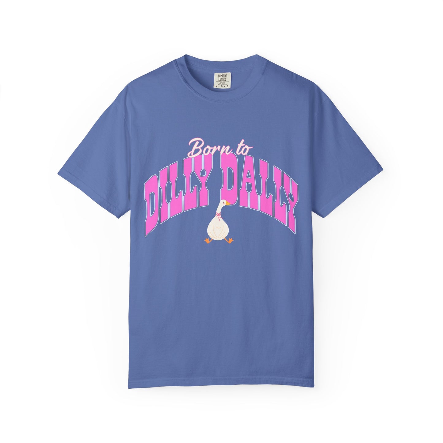 Dilly Dally Pink Arch Graphic Tee