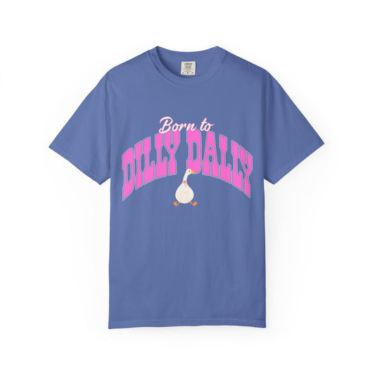Dilly Dally Pink Arch Graphic Tee