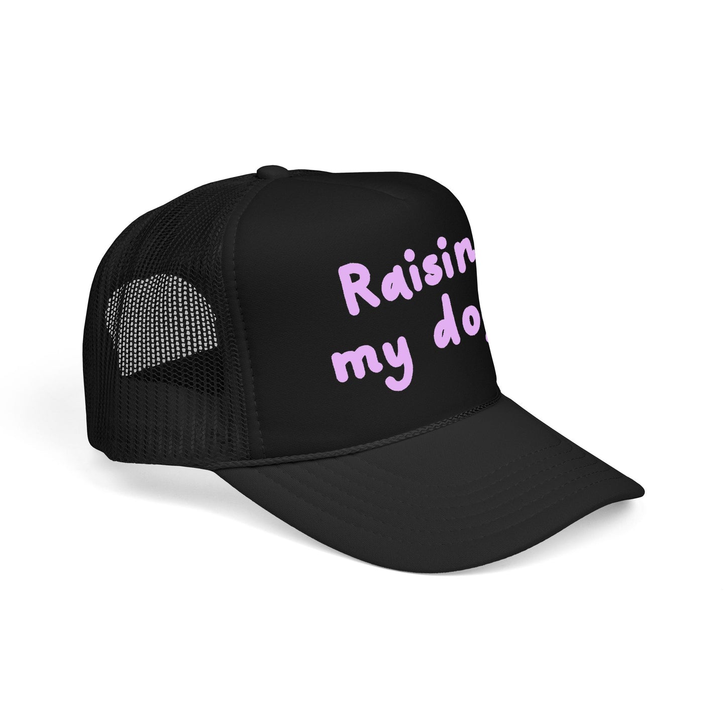 Raising My Dogs Foam Trucker Hat — Cute Pastel Pet Mom Cap