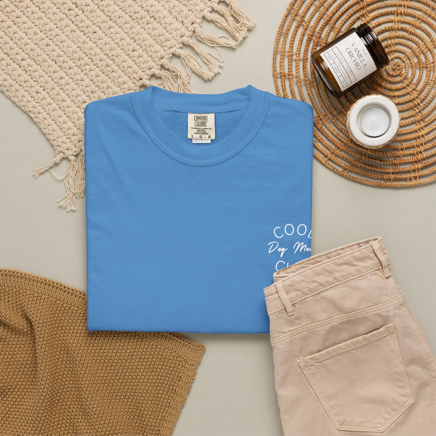 Cool Dog Moms Club T-Shirt — White Print