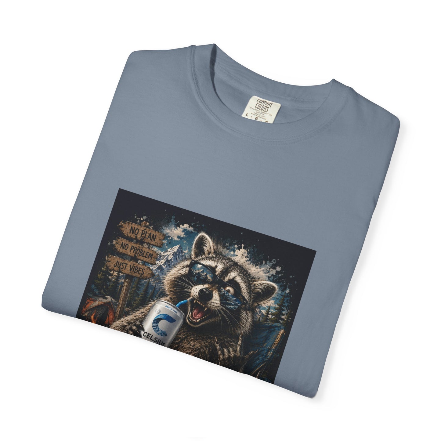 Raccoon Mischief Graphic T-Shirt — Arctic Vibe Celsius