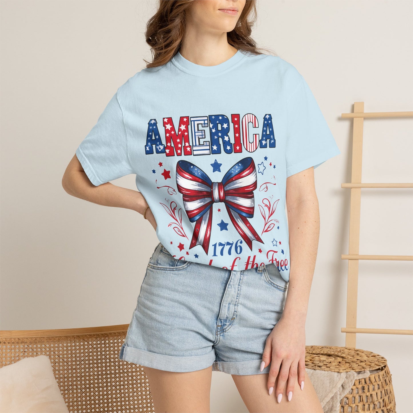 America 1776 'Land of the Free' Patriotic T-Shirt