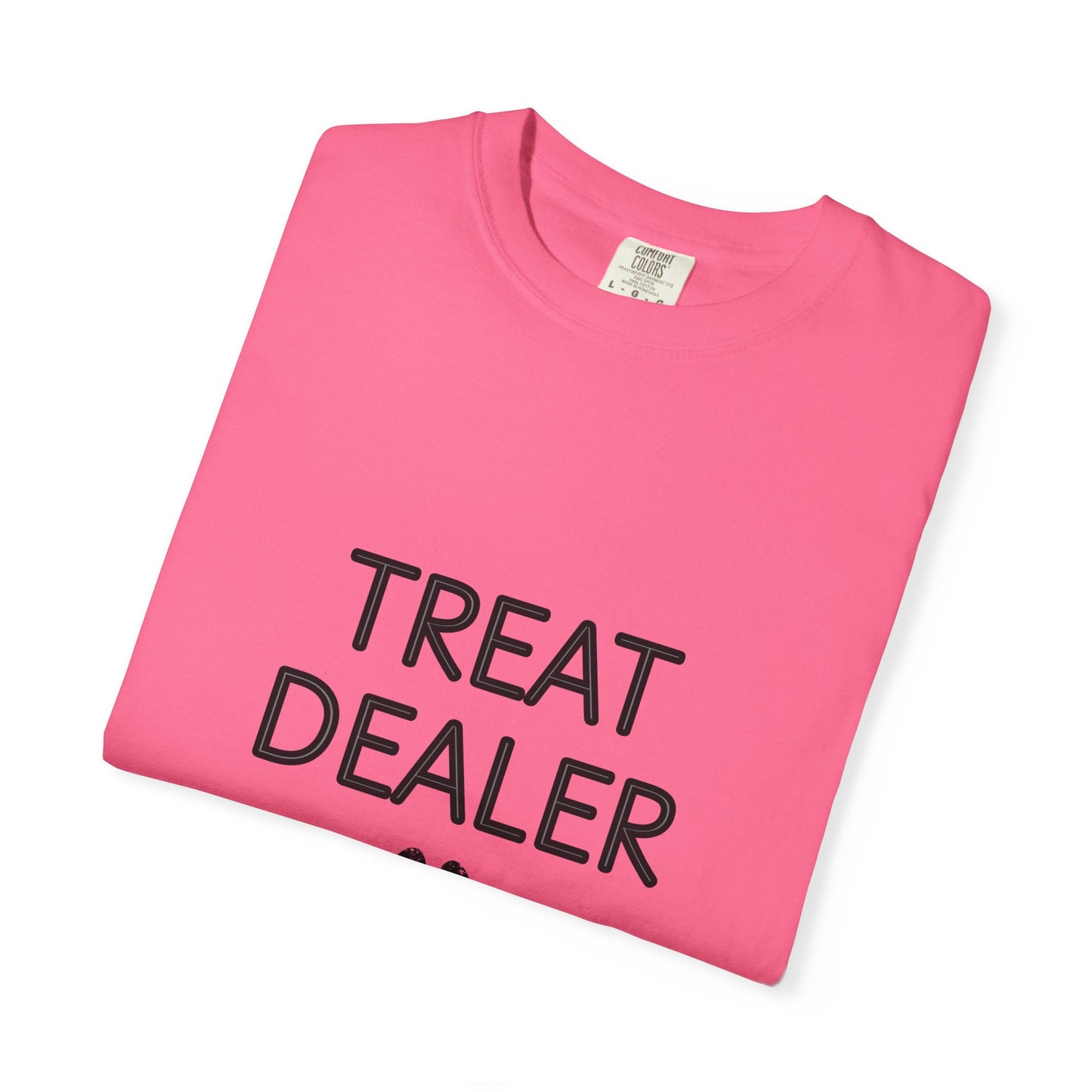 Treat Dealer T-Shirt — Funny Dog Lover Tee with Paw Print