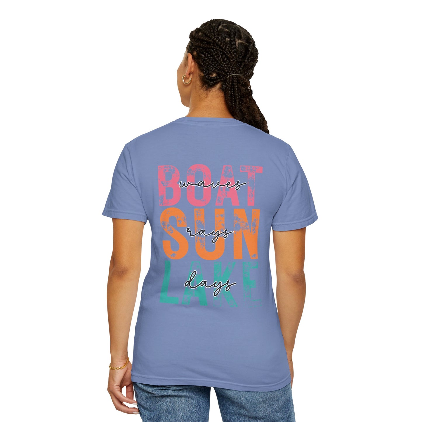 Boat Sun Lake Tee — "Vacay Vibes" Graphic T-Shirt
