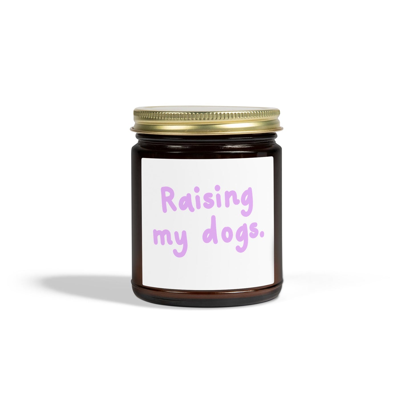 Raising My Dogs Scented Candle — Coconut Apricot Wax (4oz & 9oz)