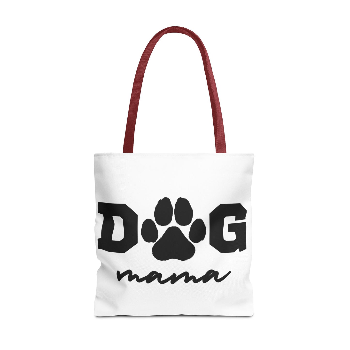 Dog Mama Tote Bag — Paw Print Canvas Tote for Pet Moms