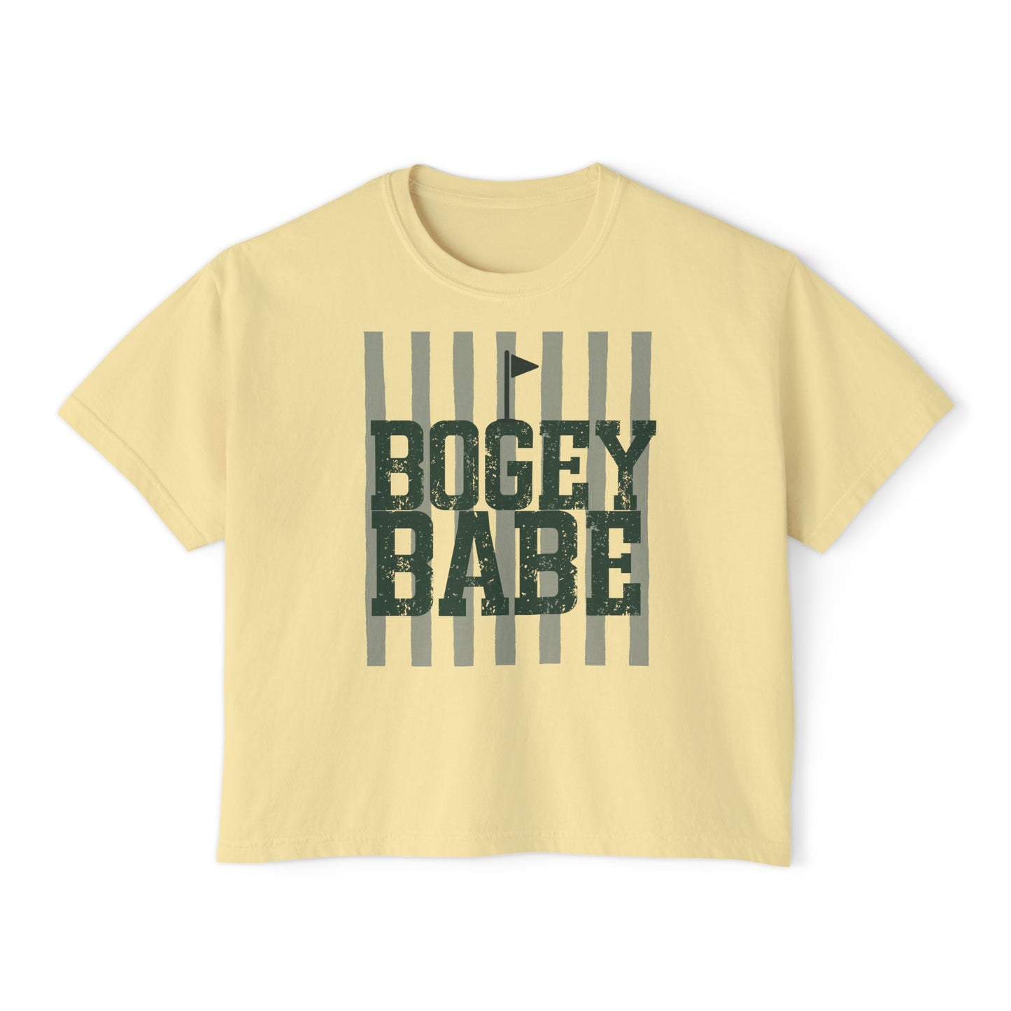 Bogey Babe Boxy Tee — Women's Golf Graphic Shirt
