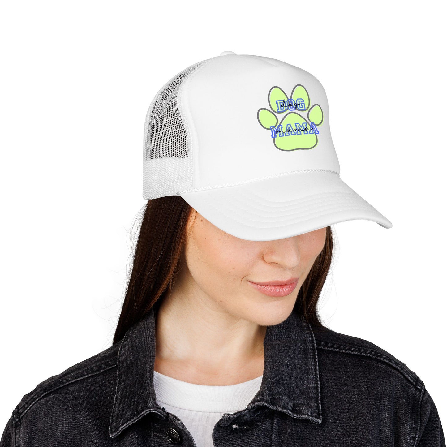 Dog Mama Trucker Hat — 'Dog Mama' Pet Mom Foam Trucker Cap
