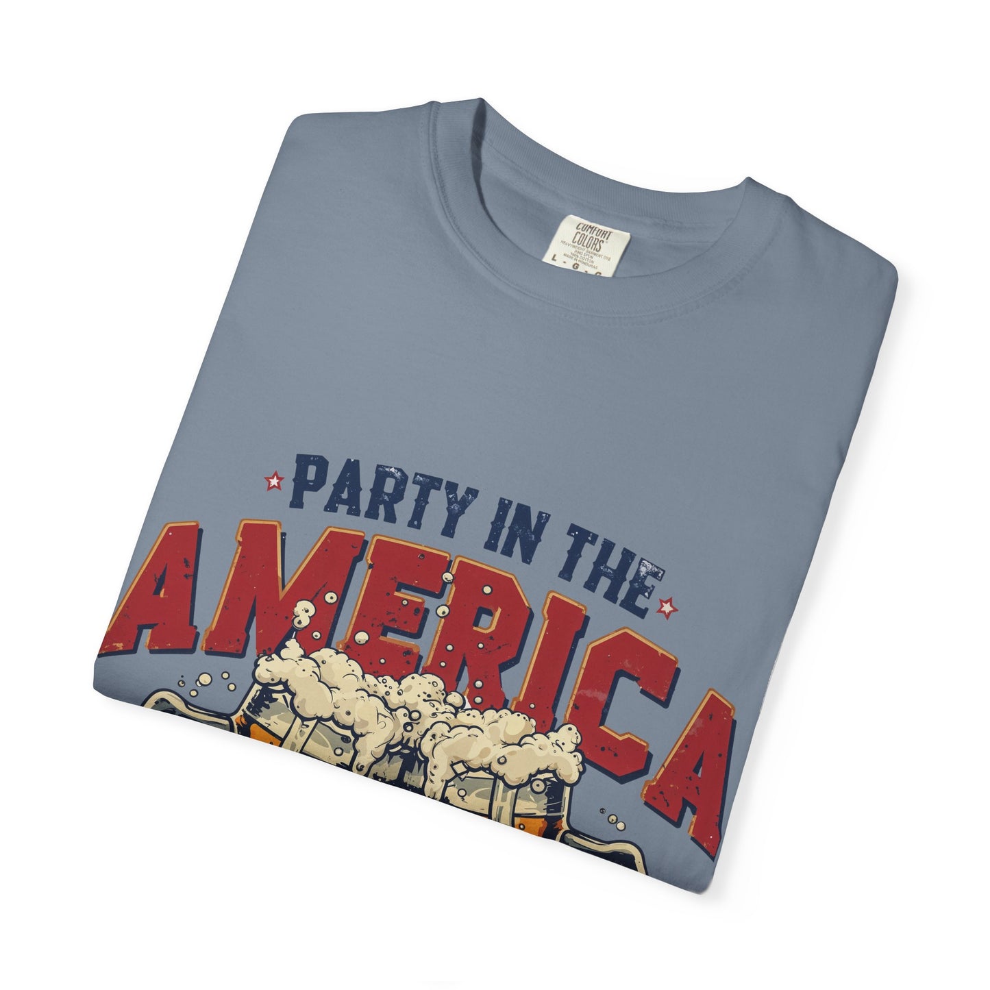 Party in the America T-Shirt – Patriotic Beer Graphic Tee