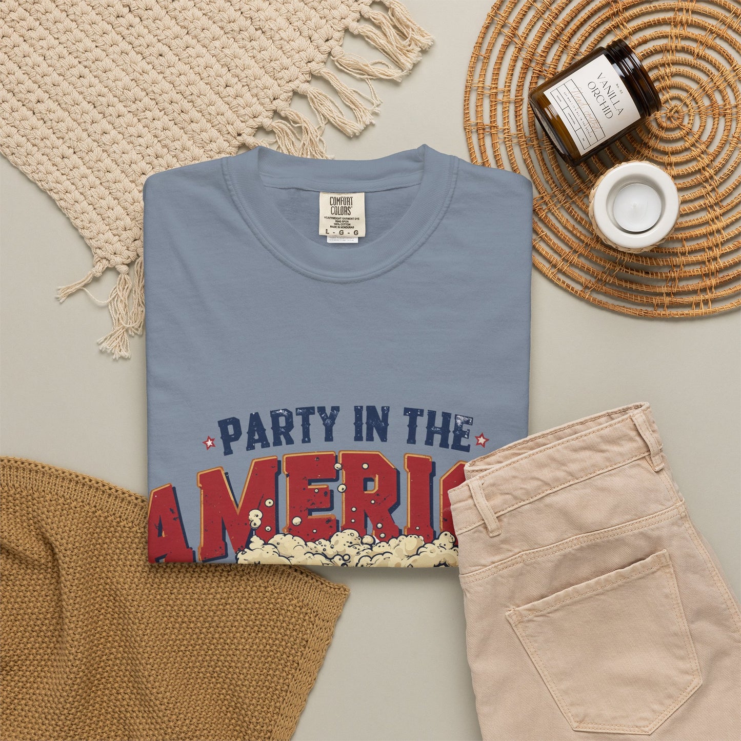 Party in the America T-Shirt – Patriotic Beer Graphic Tee