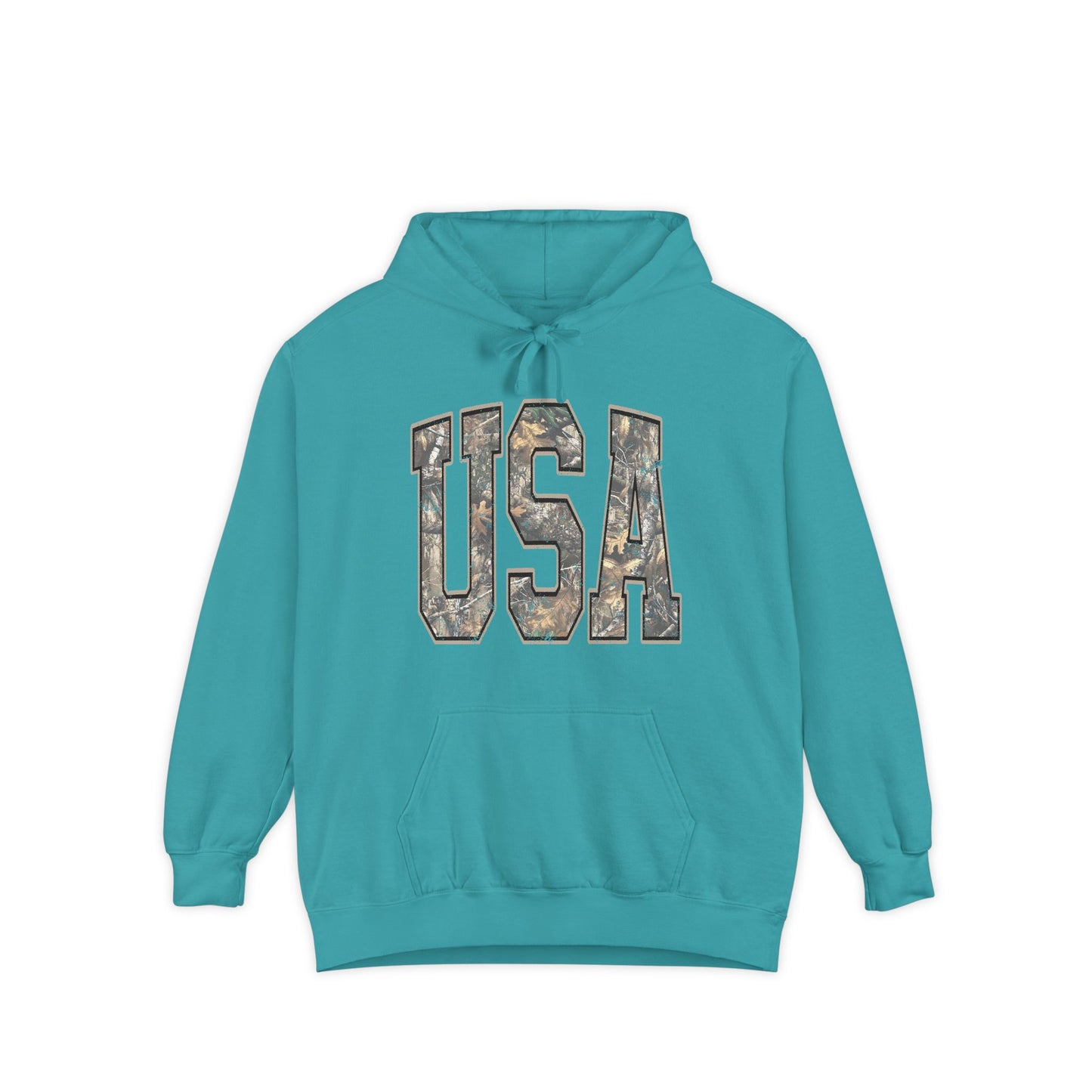 USA Camo Hoodie — Military-Inspired Patriotic Pullover