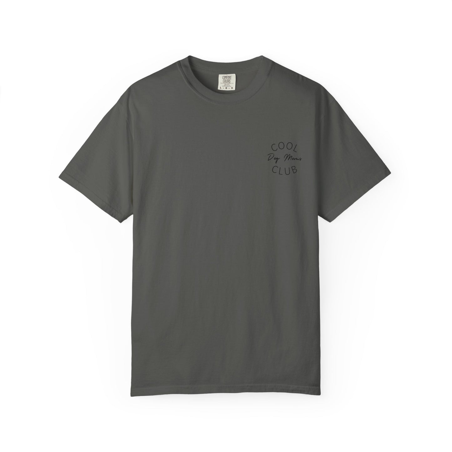Cool Dog Moms Club T-Shirt- Black Print