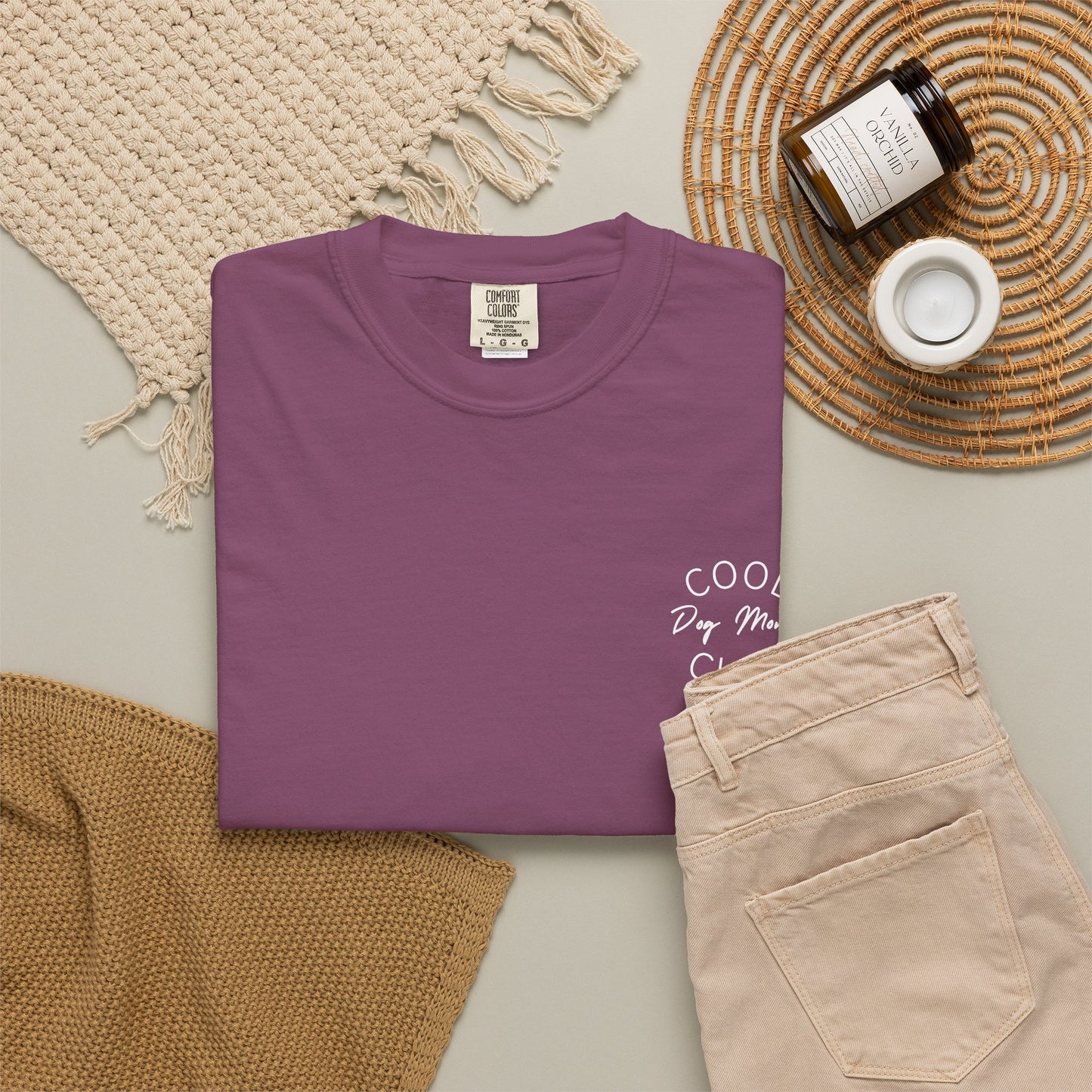 Cool Dog Moms Club T-Shirt — White Print