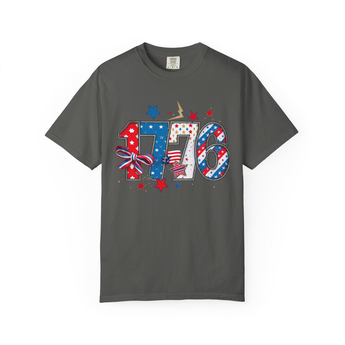 1776 Patriotic T-Shirt — American Flag Stars & Stripes Independence Day Tee