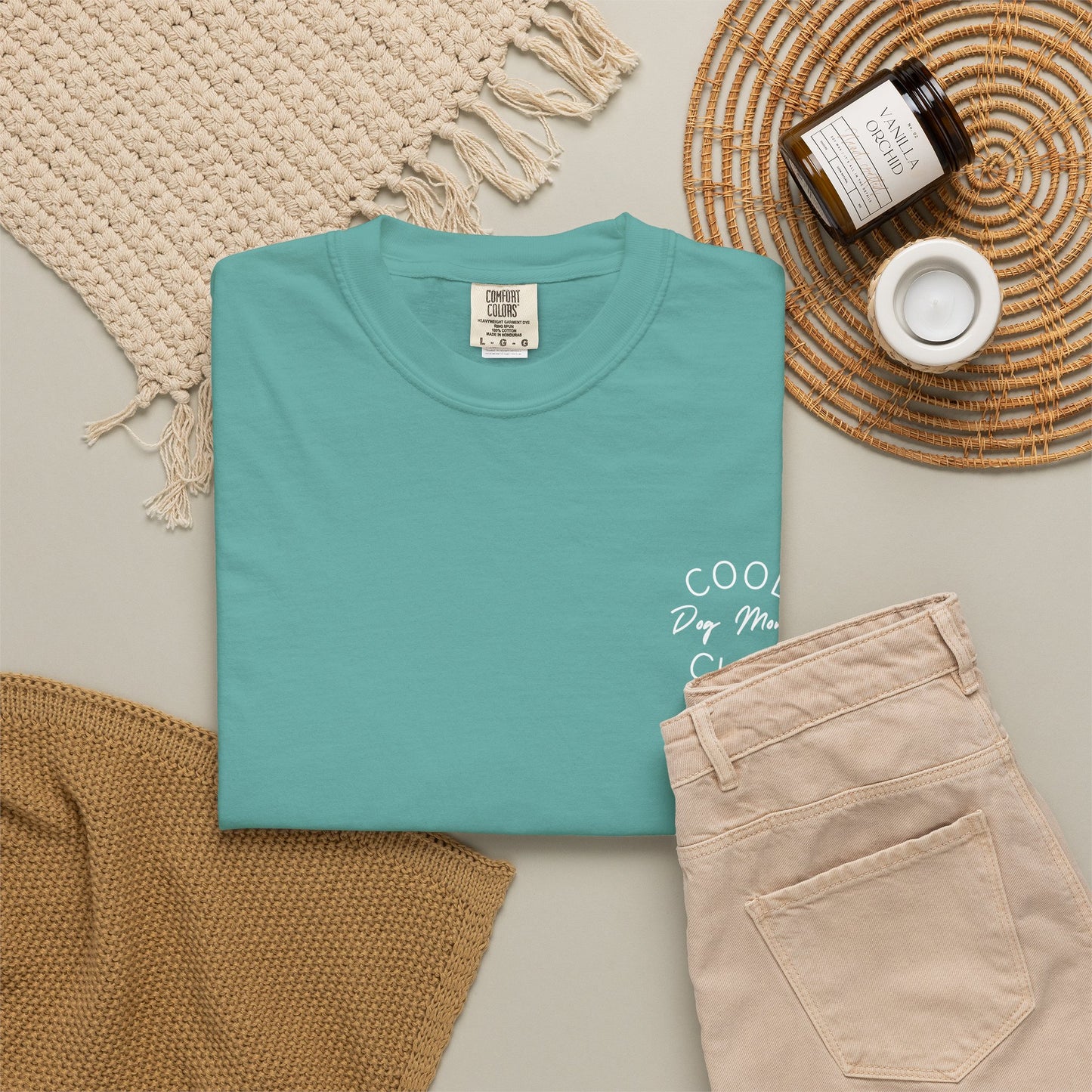Cool Dog Moms Club T-Shirt — White Print