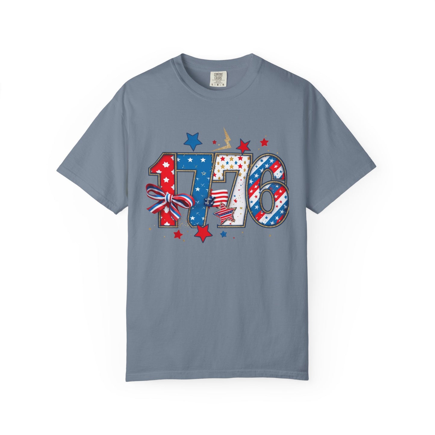 1776 Patriotic T-Shirt — American Flag Stars & Stripes Independence Day Tee