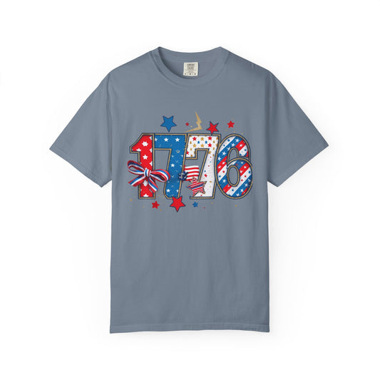 1776 Patriotic T-Shirt — American Flag Stars & Stripes Independence Day Tee