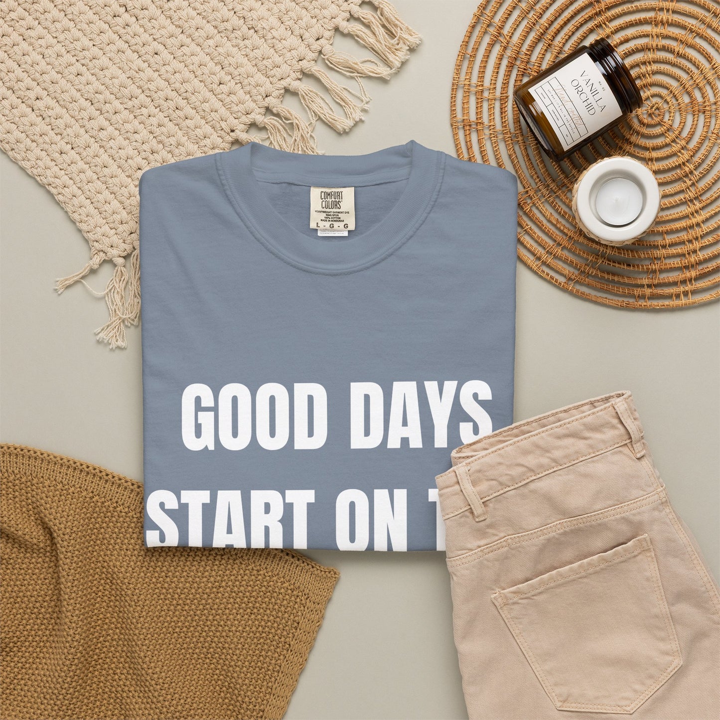 Good Days Start on the Green- Golf Tee