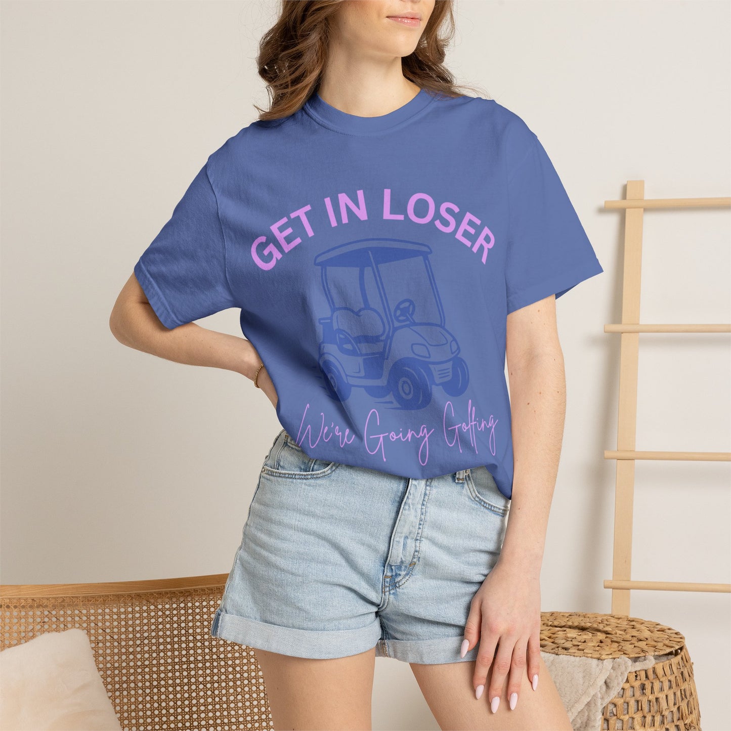 Get In Loser Golf Cart T-Shirt — We’re Going Golfing Graphic Tee
