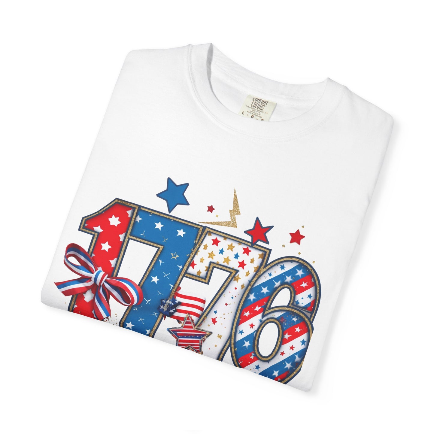 1776 Patriotic T-Shirt — American Flag Stars & Stripes Independence Day Tee