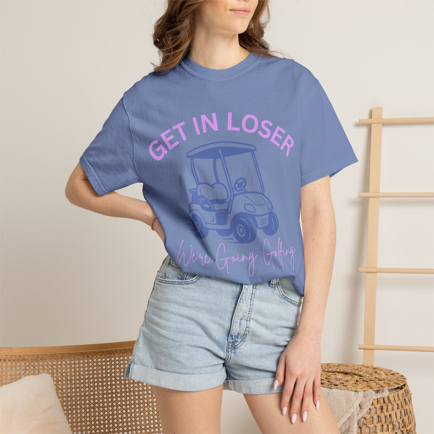 Get In Loser Golf Cart T-Shirt — We’re Going Golfing Graphic Tee