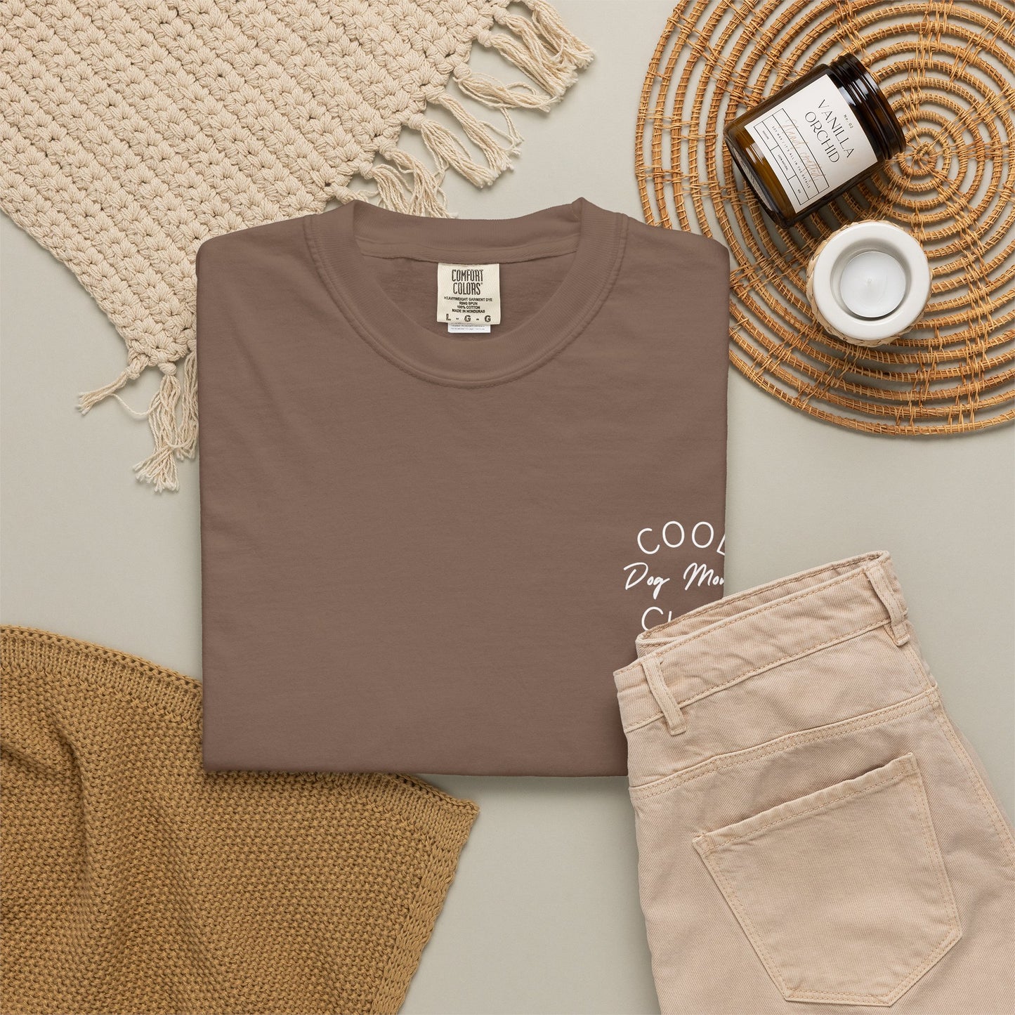 Cool Dog Moms Club T-Shirt — White Print