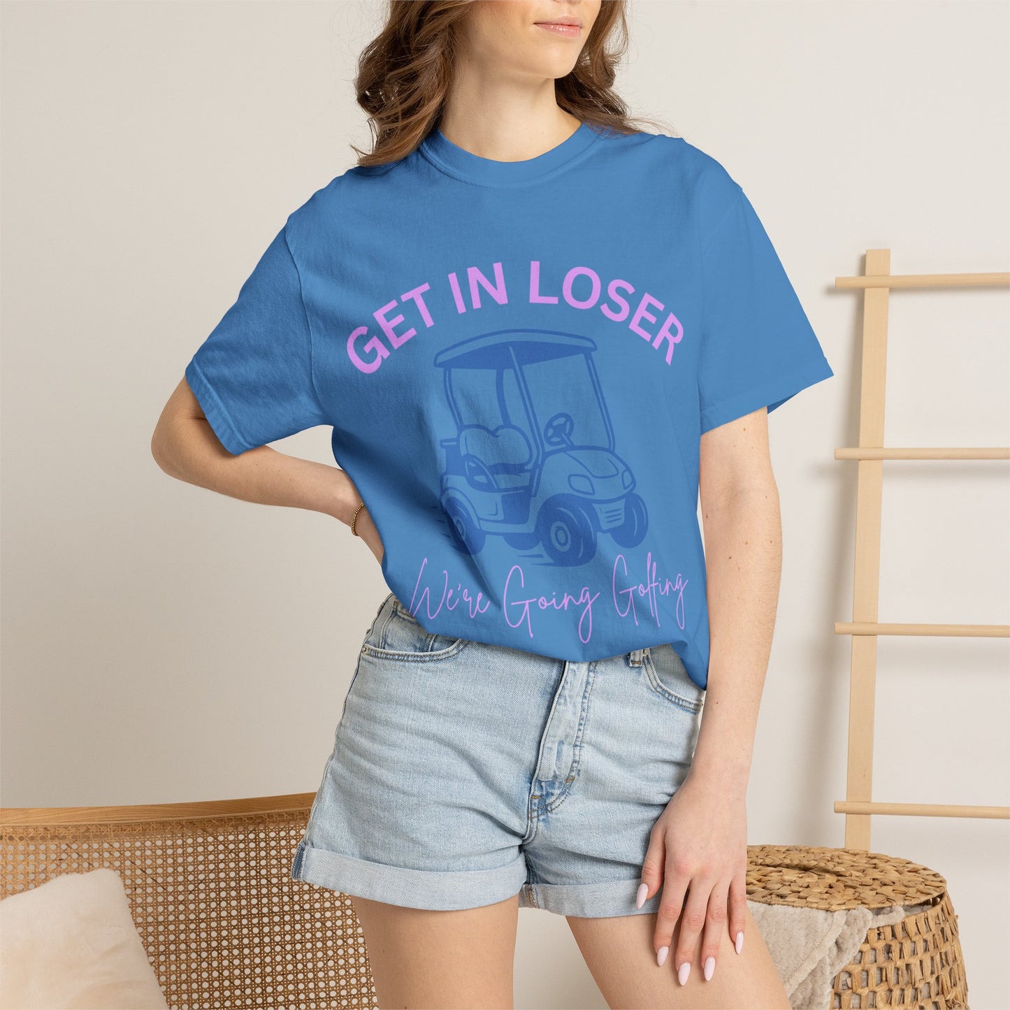 Get In Loser Golf Cart T-Shirt — We’re Going Golfing Graphic Tee