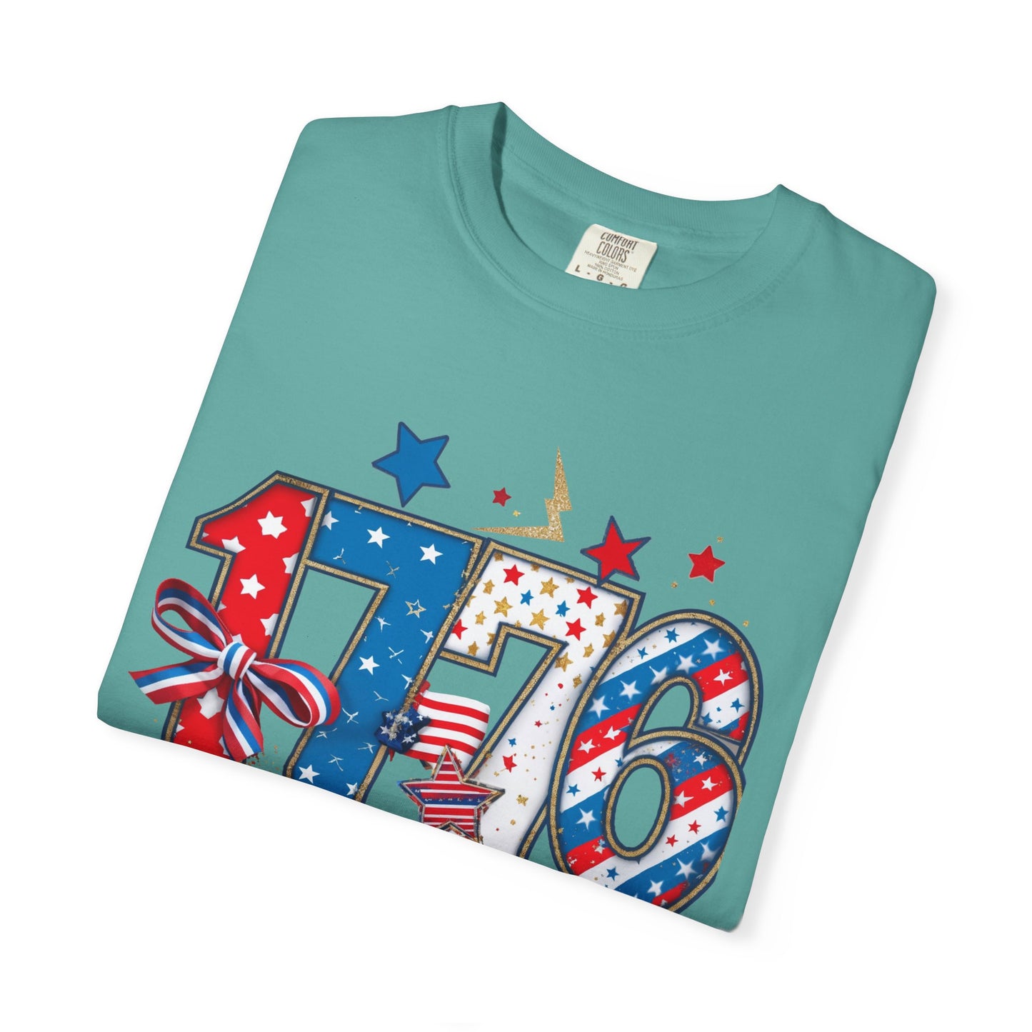 1776 Patriotic T-Shirt — American Flag Stars & Stripes Independence Day Tee