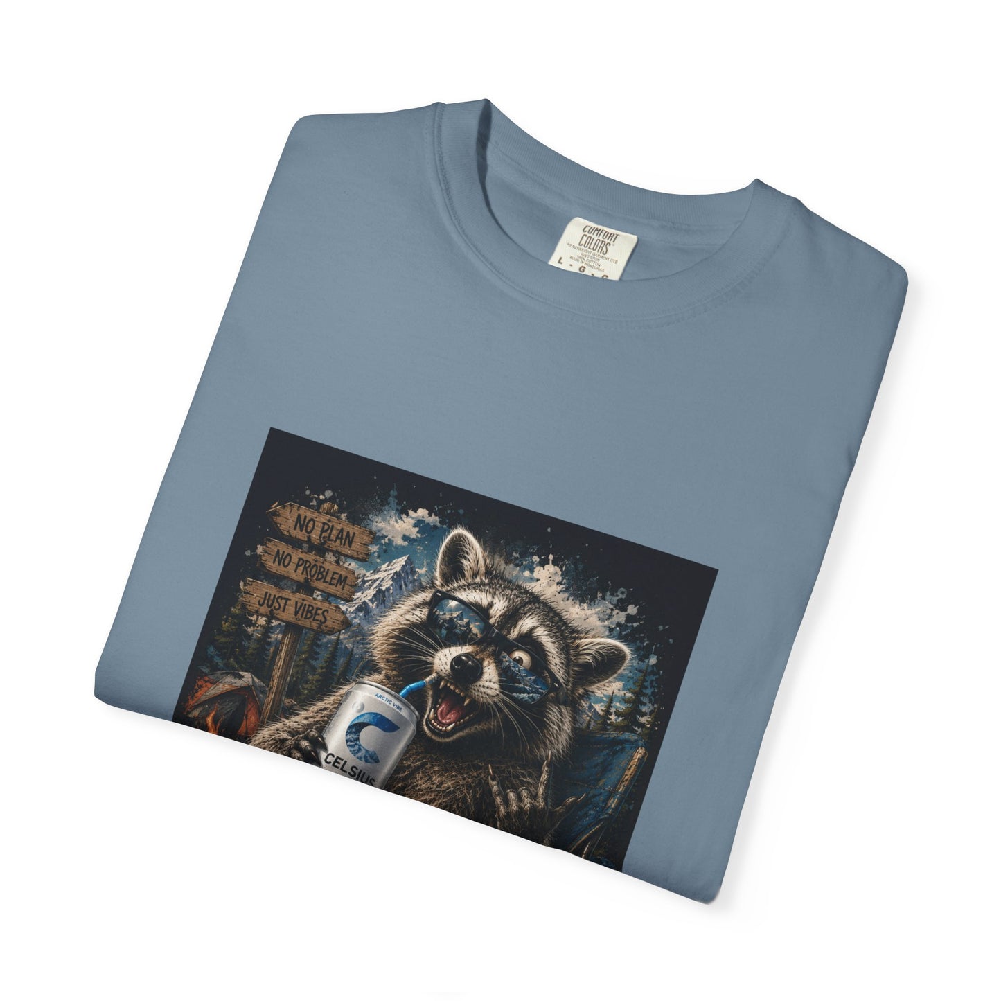 Raccoon Mischief Graphic T-Shirt — Arctic Vibe Celsius