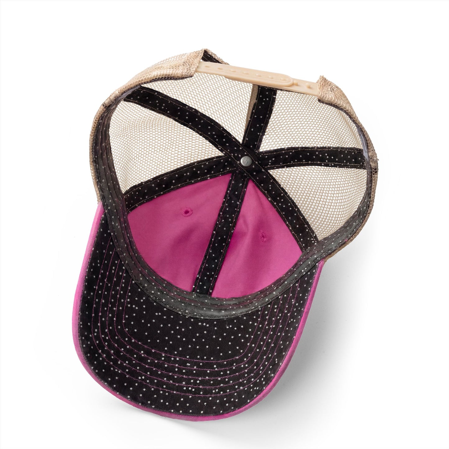 Women's Washed Mesh-Back Cap- USA