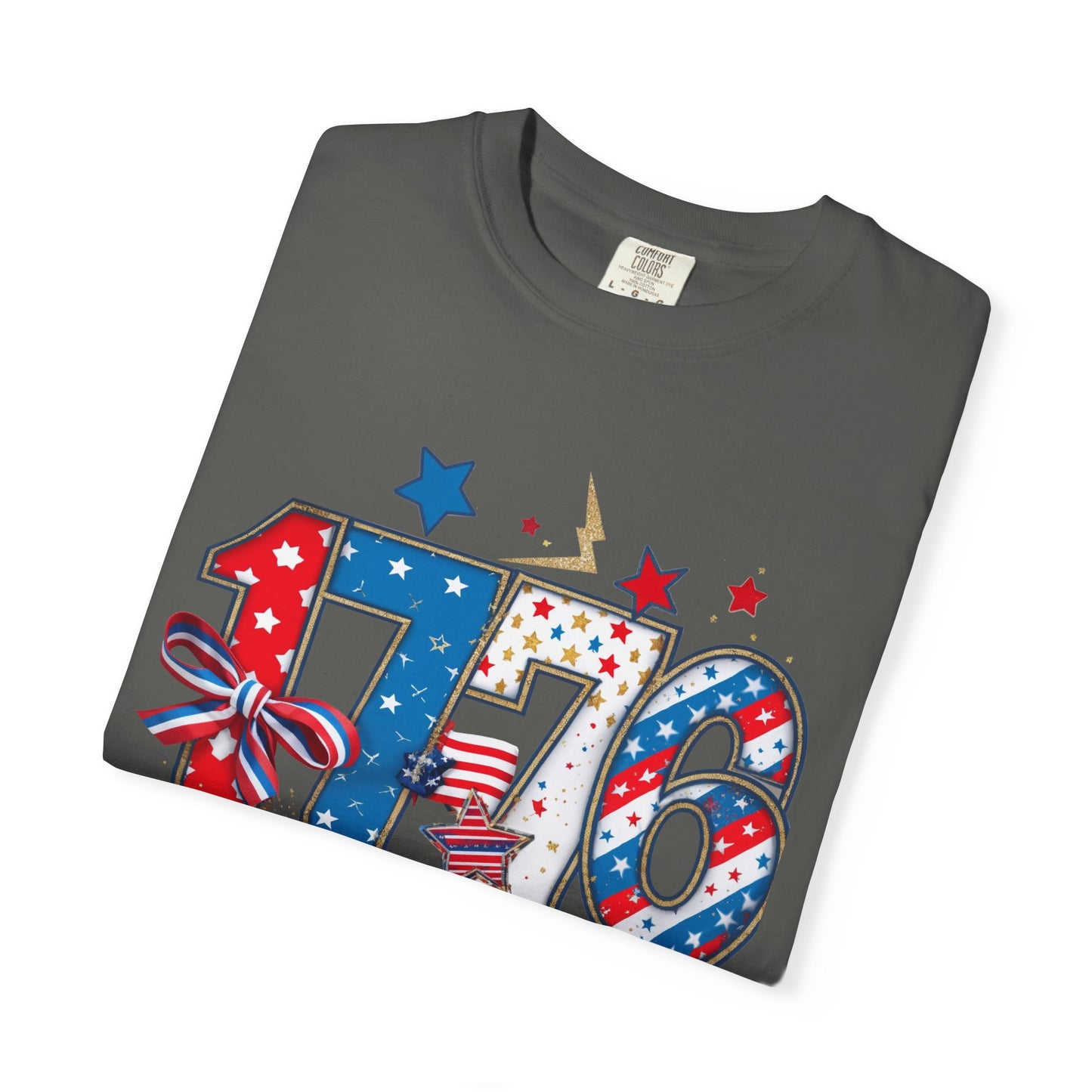1776 Patriotic T-Shirt — American Flag Stars & Stripes Independence Day Tee