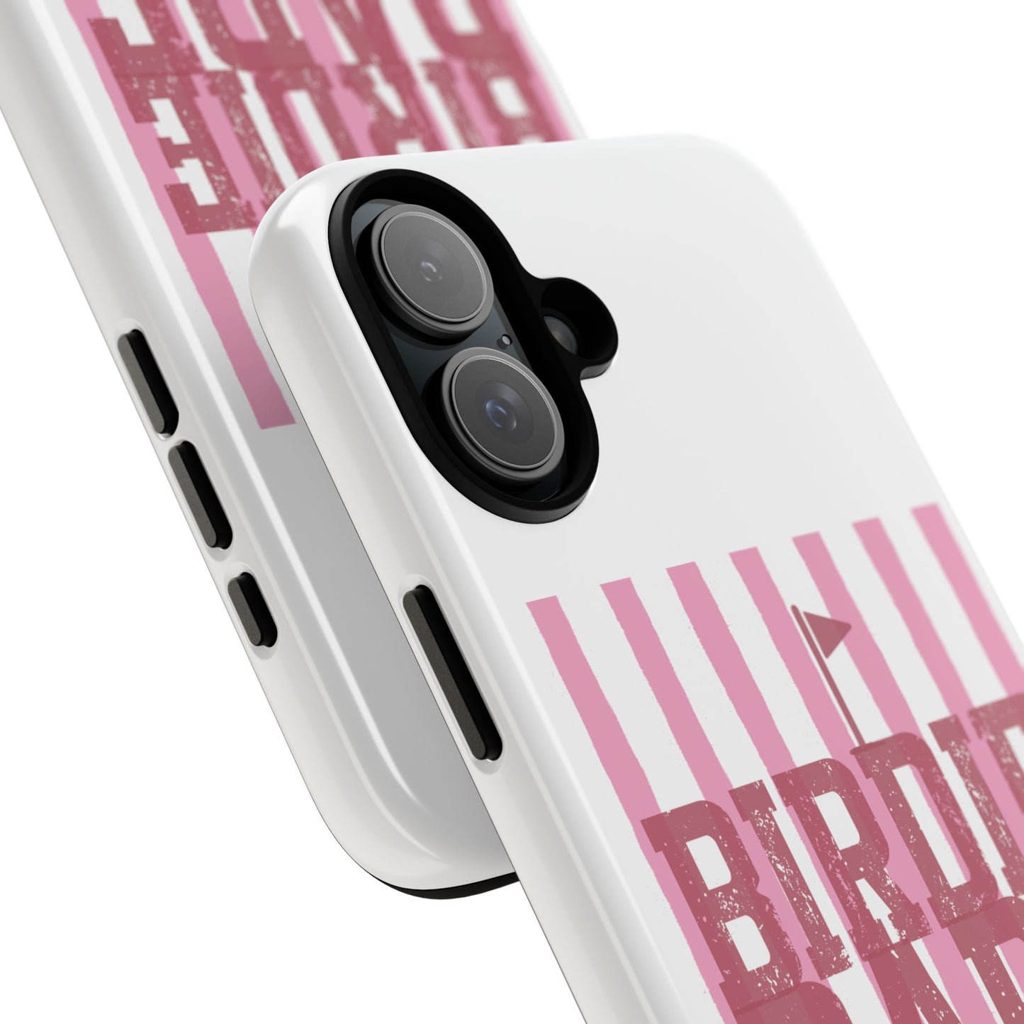Birdie Babe Phone Case — Pink Striped Golf iPhone Case