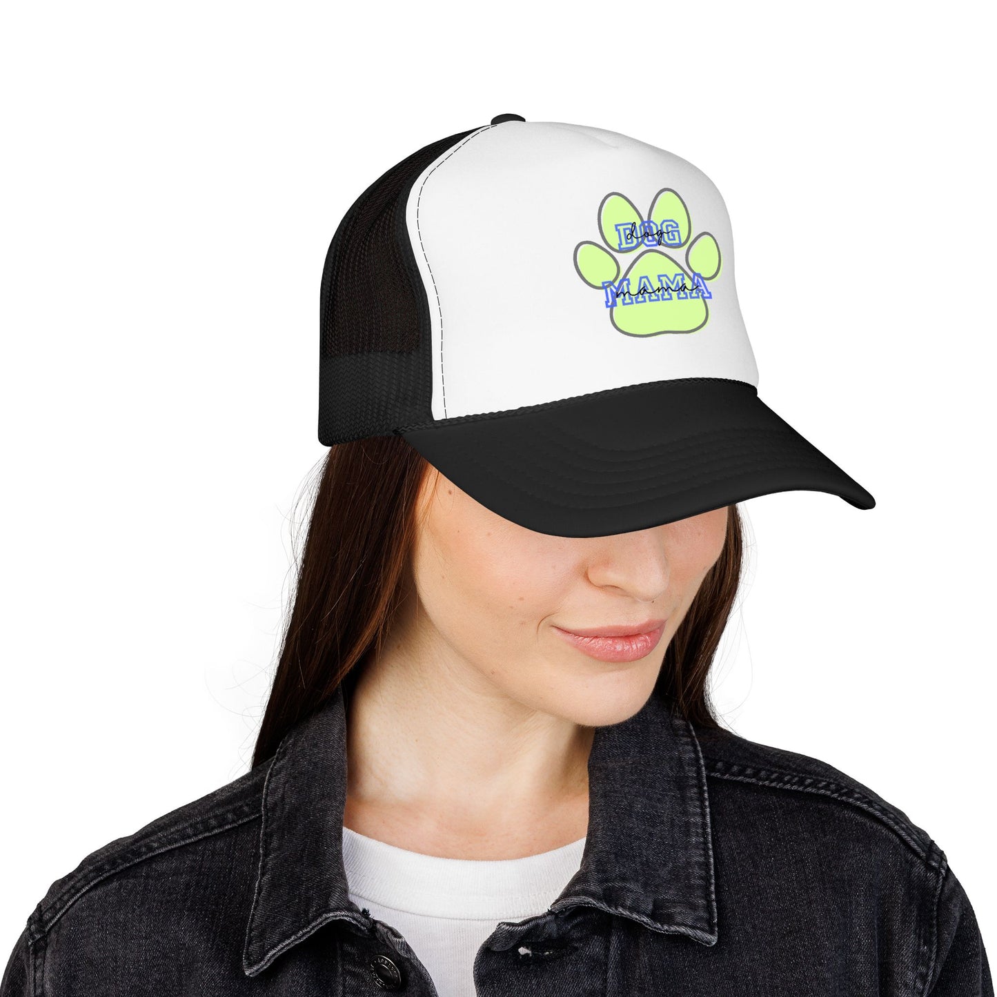Dog Mama Trucker Hat — 'Dog Mama' Pet Mom Foam Trucker Cap