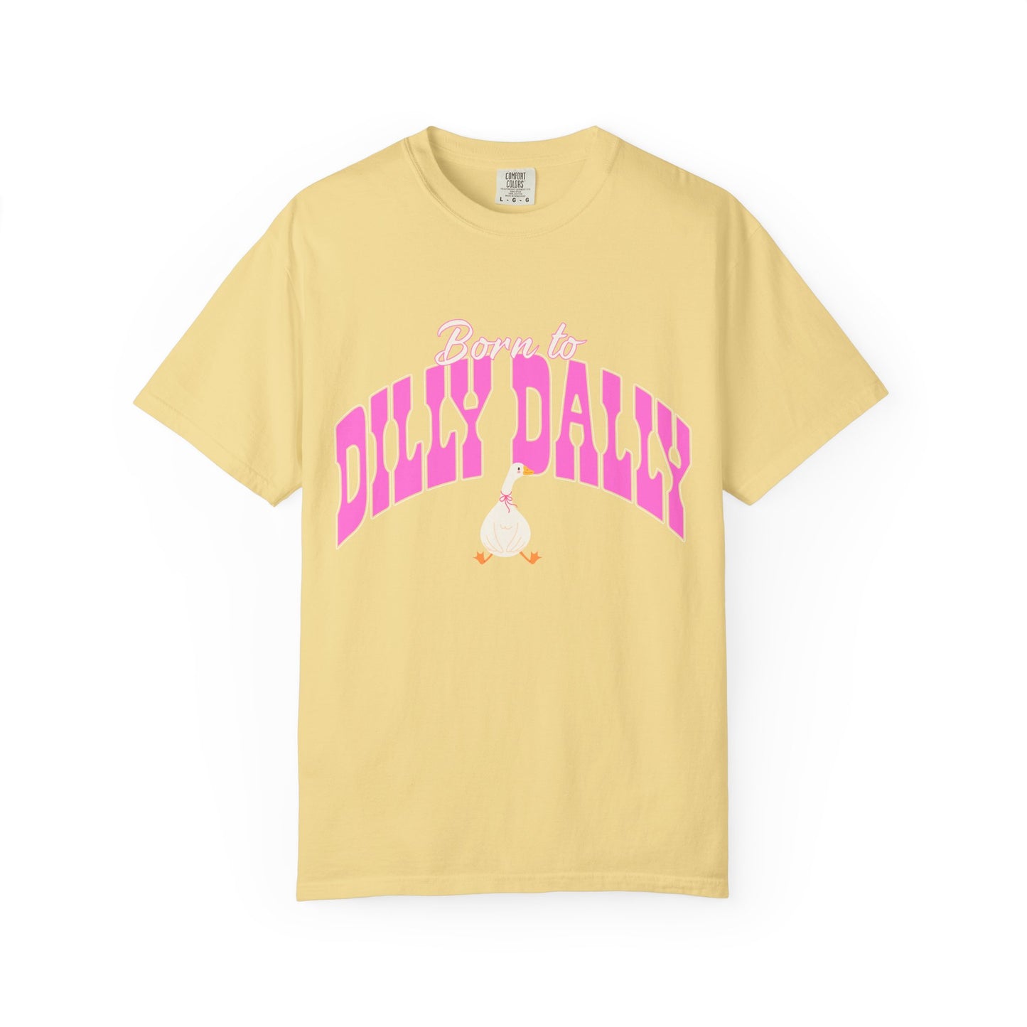 Dilly Dally Pink Arch Graphic Tee