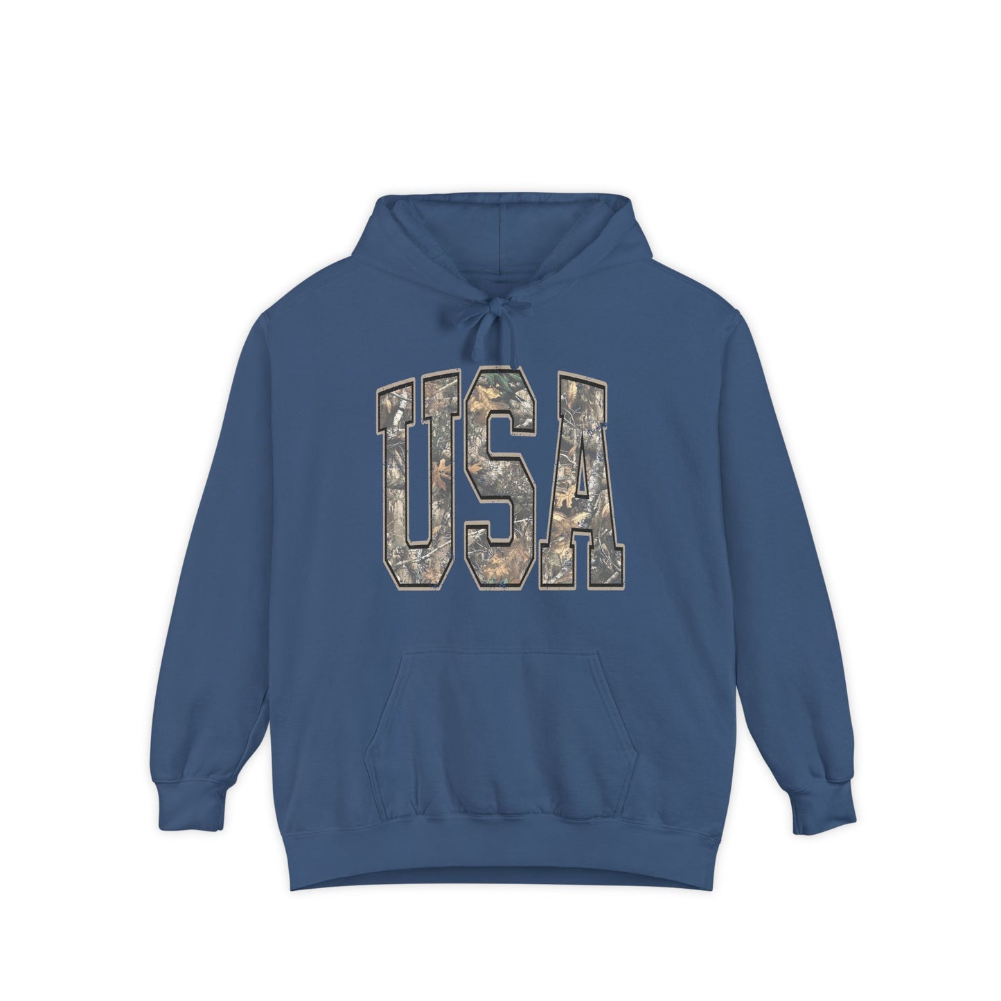 USA Camo Hoodie — Military-Inspired Patriotic Pullover
